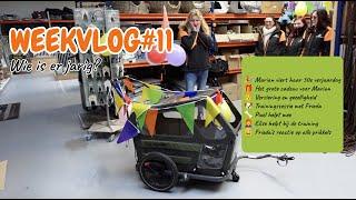 weekvlog 11 -  MEGA Verrassing voor Marian + Frieda traint met AFLEIDING! 