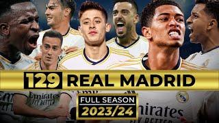 All 129 Real Madrid Goals 2023/24 | English | FULL SEASON | CINEMATIC