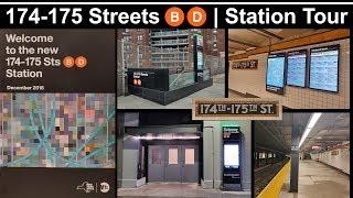 ⁴ᴷ Subway Tour | Re-built 174-175 Streets (B/D) Station