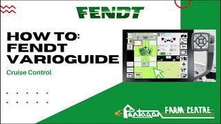 Fendt How To: Cruise Control