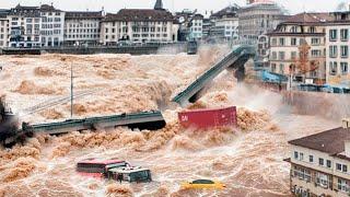 Mass Evacuation in Italy! Flooding washes away cars and roads in Emilia-Romagna, Europe is shocked