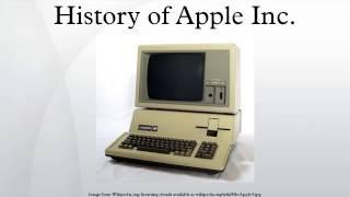 History of Apple Inc.