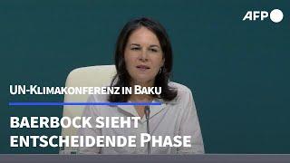 Baerbock sieht "Crunch Time" der UN-Klimakonferenz | AFP