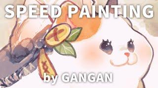 【CLIP STUDIO PAINT】 speed painting by GANGAN