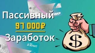 Как я сделала пассивный доход 97тысяч рублей на кредитках Зенит Банк 120 дней без вложений