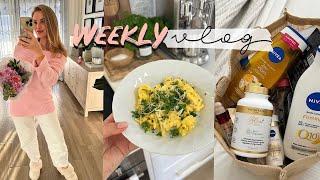 WEEKLY VLOG: Makeup Hair & Body Empties, Nails at Home, Unboxings, Filming Content, Fittings