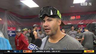 Gleyber Torres on his excellent leadoff hitting, advancing to the World Series