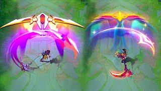 Ruby Prismatic Plume Collector Skin VS Mecha Maiden Apirant Skin