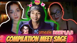 COMPILATION MEET 1,2,3 OF JONG MADALIDAY AND SAGE OMEGLE #jongmadalidayometv #sage #singing #fyp