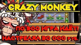 По 900 Игра Идет! Автомат Crazy Monkey настрелял 30 000 Руб.!