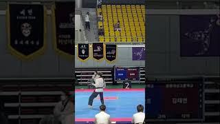 아시아 청소년 품새 선수권대회 선발전 1위 | 대한민국 공인품새 개인전 국가대표 | YJY 김찬호 선수 | 태백품새 | Asian TKD Poomsae Championship