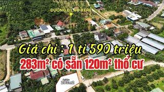 Đất thổ cư Bảo Lộc | 283m² đất dân cách quốc lộ 800m - #bdsbaoloc