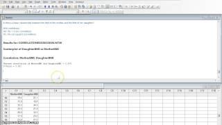 M17 Correlation and Regression