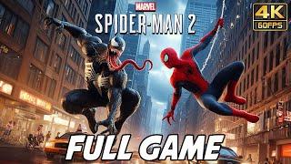 Spider-Man 2 (PS5) FULL GAME Walkthrough No Commentary Gameplay @ 4K 60ᶠᵖˢ 