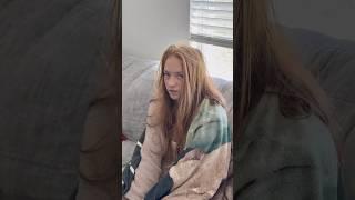 Bed head on a red head 