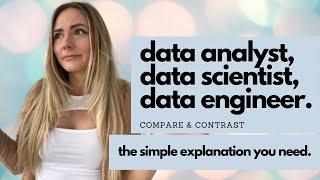 Data Analyst VS Data Scientist VS Data Engineer