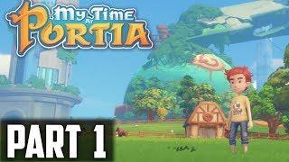  My Time At Portia Gameplay | Part 1 - Learning To Ropes! Exciting New Steam Game!