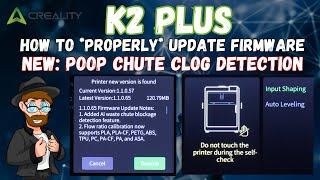 K2 Plus: NEW Firmware, HUGE new Feature. How to Update properly