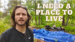 Clearing a Build Site - Off Grid in Alaska ┃EP3┃I Need A Place To Live