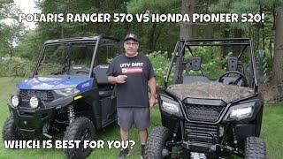 2022 Polaris Ranger 570 SP vs Honda Pioneer 520! Which Should You Buy?