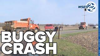 Siblings ages 13, 10 and 9 dead in car-buggy crash in Marshall County