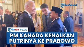 Sambil Rangkul, PM Kanada Justin Trudeau Kenalkan Putrinya ke Prabowo di Gala Dinner APEC