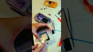 Gameboy Color mod restoration and lcd screen install #gameboy #gameboycolor