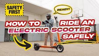 How to Ride an Electric Scooter Safely: VoroMotors Guide
