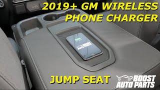 2019+ Wireless Phone Charging Retrofit Install Silverado & Sierra (Center Jump Seat)