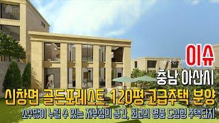 아산 타운하우스 골든포레스트 120평 초대형 명품주택 분양