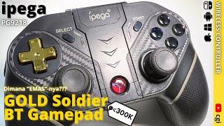 Review: IPEGA GOLD SOLDIER BT GAMEPAD PG 9218 - WIRELESS CONTROLLER 200K RUPIAH + CLIP HOLDER