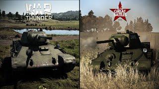 T-34 Tank Comparison - War Thunder vs IL-2 Sturmovik: Tank Crew