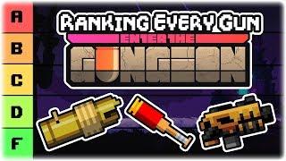 RANKING EVERY GUN IN ENTER THE GUNGEON | Enter the Gungeon Best to Worst Gun Tier List | Retromation