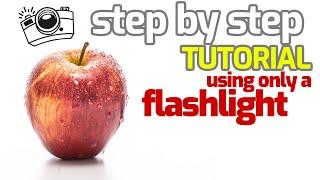 EASY Step by Step Photography Tutorial for at home: How to photograph an Apple on White Background