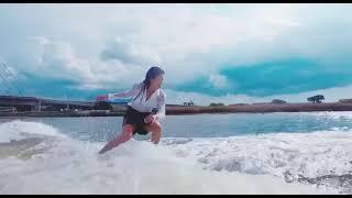 快艇衝浪女神 Kimberly陳美彤解隔離強勢回歸水上主場。影片提供STARFiSH Agent星予經紀
