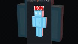 Make Minecraft Skins with Blockbench #shorts