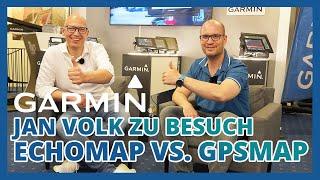 Jan Volk (Garmin Marine) zu Besuch: EchoMap vs. GPSMAP | Echolotzentrum.de