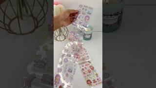 Kawai stickers #meesho #meeshofinds #unboxing #youtubeshorts #shorts #asmr #sticker #stationery