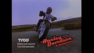 1994 Tyco RC Harley Davidson RC Motorcycle TV Commercial - HD AI Restoration