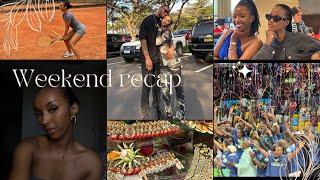 VLOG:/ Weekend Recap:Tennis /Birthday/Brunch/ Basketball 