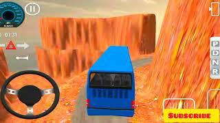 #Bus driving on golden mountain very beautiful@Doctor_gamer1