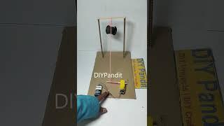 pulley working model - shorts - using dc robo motor - DIY pandit