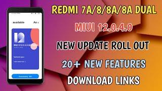 Miui 12 New Update | Miui 12.0.4.0 Features | Redmi 7a Miui 12 Update | Redmi 7a/8/8a/8a Dual