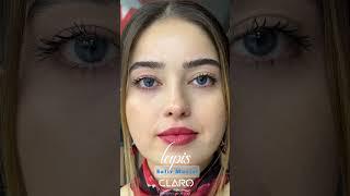 Renkli Lens  Claro Lapis  Safir Mavisi #lens #makyaj #trend #müzik #renklilens