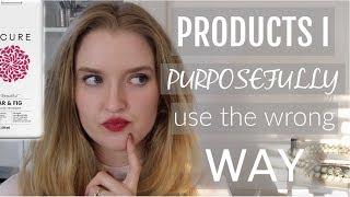 Products I purposefully use wrong| #greenbeauty