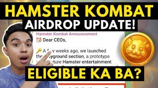 HAMSTER KOMBAT AIRDROP UPDATE! HAMSTER KOMBAT ELIGIBILITY FOR AIRDROP I HAMSTER KOMBAT NEW UPDATE