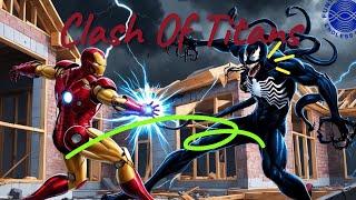 "Comic Book Clash: Iron Man vs. Venom!". #captainamerica  #venom2  #superherobattle #ironman