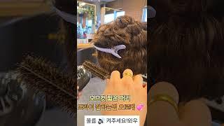 보브컷  드라이 잘하는법 짧은 머리편#사모님머리#파마#컷트#사모님파마 #드라이#보브컷#보브단발 #스타일링#뷰티#여자머리#여자머리추천#헤어스타일#헤어#hair#cut#shorts