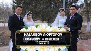 Hasanboy &  Oftoboy Husanboy & Komilaxon nikox to`y kechalari Og`abek Otaxonov to`y xizmatida