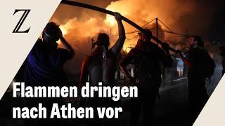 Brände bei Athen breiten sich weiter aus